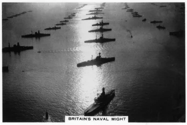 A frota britânica na revisão do jubileu do rei George Vs, Spithead, julho de 1935, 1937