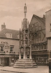 O Buttercross, Winchester, Hampshire, início do século XX
