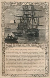 O capitão pendurado no quintal-braço, c1870