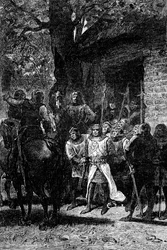A captura de Ricardo, o leão, 1192, 1909