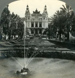 O cassino, Monte-Carlo, Mônaco, 1900.