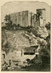 O Castelo de Falaise e a Fonte de Arlette, 1890.