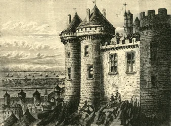 O Castelo de Hennebon, 1890.