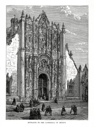 Catedral, Cidade do México, México, século XIX