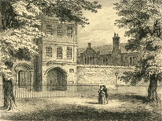 A Charterhouse, da Praça, c1872.