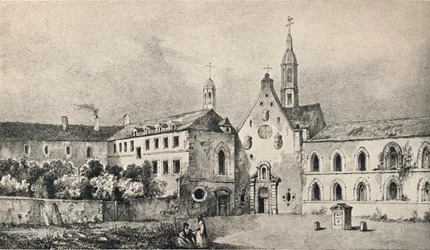 A Igreja e o convento dos Petits Augustins, 1915