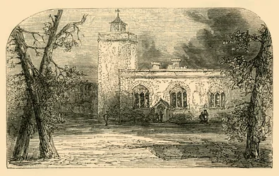 A Igreja de São Pedro em Tower Green, c1872.