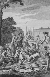 The Citizens Fete Champetre, c1770.