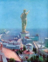 O Colosso de Rodes, Grécia, 1933-1934