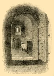 A célula condenada em Newgate, c1872.