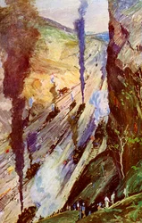 Os Conquistadores, Culebra Cut, Canal do Panamá, Panamá, 1926