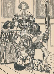 A condessa recebe as bandeiras, c1907