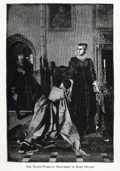 A sentença de morte entregue a Mary Stuart, 1882