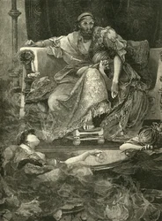 A morte de Sardanapalus, 1890.