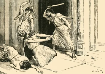 A morte de Tibério Graco, 1890.