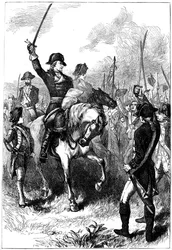 A Declaração de Independência lida ao exército americano, 1776 c1880