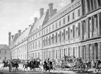 A partida do Palácio das Tulherias, 2 de dezembro de 1804, século XIX