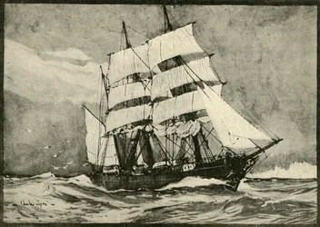 A descoberta sob a vela cheia, 1901.