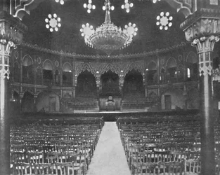 A cúpula: olhando para a plataforma, 1939