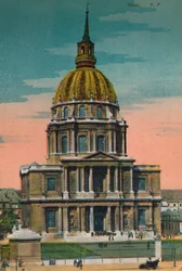 A cúpula de Les Invalides, Paris, c1920