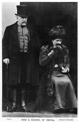 Duque e Duquesa de Argyll, final do século XIX ou início do século XX