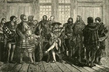 O imperador Maximiliano cercado pelo mais ilustre de seus contemporâneos 1508-1519, 1890.