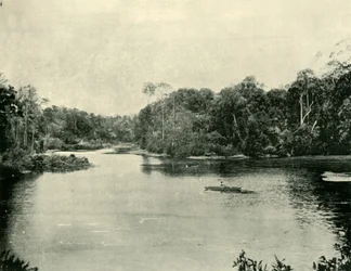 O reservatório de Ennoggera, 1901.