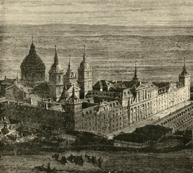 O Escurial, perto de Madri, 1890.