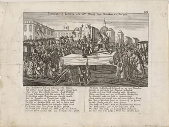 A execução de Luís XVI em 21 de janeiro de 1793, 1793