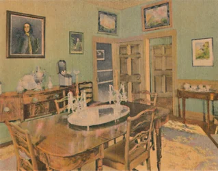A sala de jantar da família, 1946