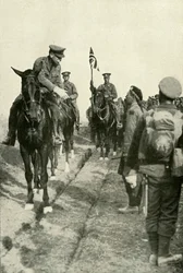 O marechal-de-campo agradecendo suas tropas, 1919.