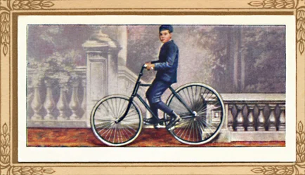 A primeira bicicleta com pneus pneumáticos, 1939
