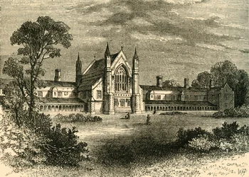 O Fishmongers Almshouses, Wandsworth, c1878.