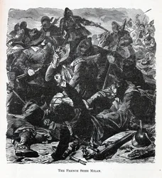 Os franceses apreendem Milão, 1882