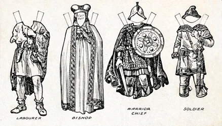 A Galeria de Trajes Britânicos: Como as Pessoas Se Vestiram no Anglo-Saxon Times, c1934