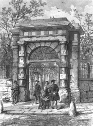 A porta de entrada para St Giless, 1897