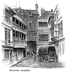 The George Inn, Southwark, Londres, 1887