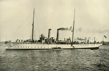 A Pantera alemã de canhoneiras, 1919.