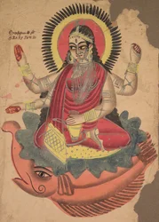 A Deusa Ganga, do século XIX.