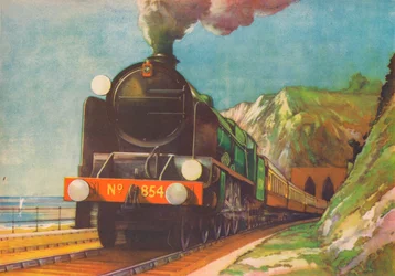 The Golden Arrow, SR, deixando Shakespeares Cliff, Dover, 1940