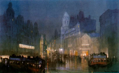 O Grand Canal de Tottenham Court Road. c1900-1940