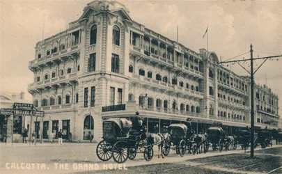 O Grand Hotel, em Calcutá, c1920