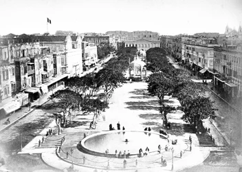 A Grande Praça, Alexandria, Egito, c1910s