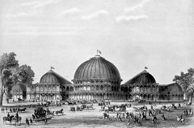A grande exposição em Dublin, 1853, c1920
