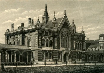O Grande Salão, Dulwich College, c1878.