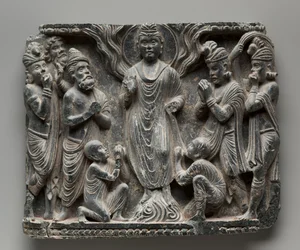 O Grande Milagre em Shravasti, c. 100