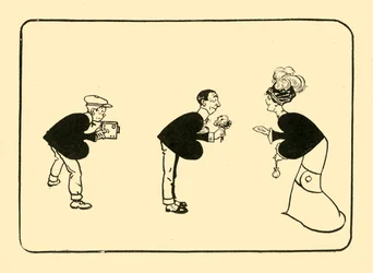 A saudação sobre as três espadas, 1910.
