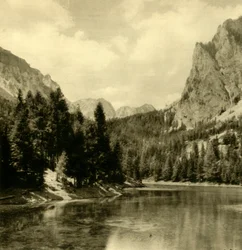 The Grüner See, Estíria, Áustria, c1935.