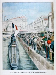 O Gustave-Zede chega a Marselha, 1901