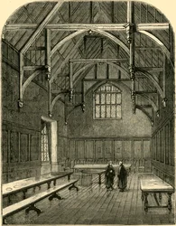 O salão de Grays Inn, c1872.
